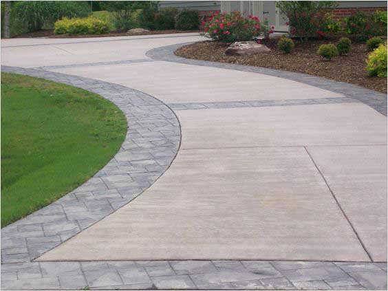 stamped concrete design imag