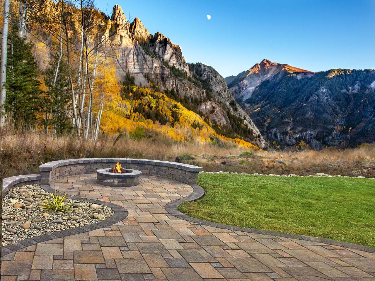 Paving stone patio image