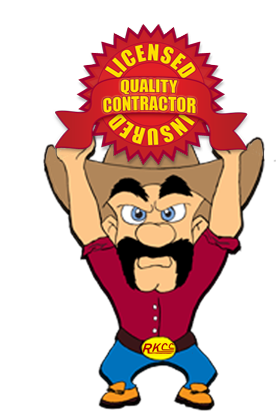 logo image of cowboy holding heading