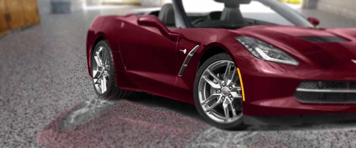 concrete coatings image of garage coated floor